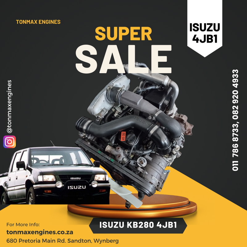 Isuzu KB280 4JB1 Engine for Sale