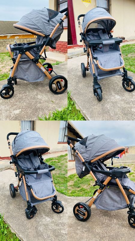 Two-way baby stroller pram