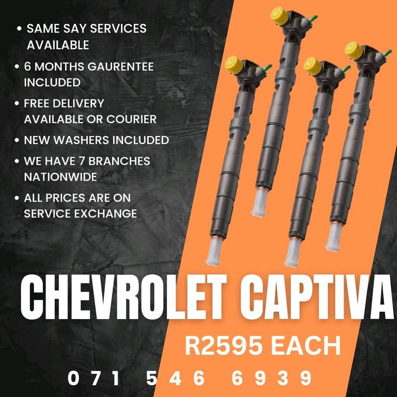 CHEVROLET CAPTIVA DIESEL INJECTORS FOR SALE WITH WARRANTY