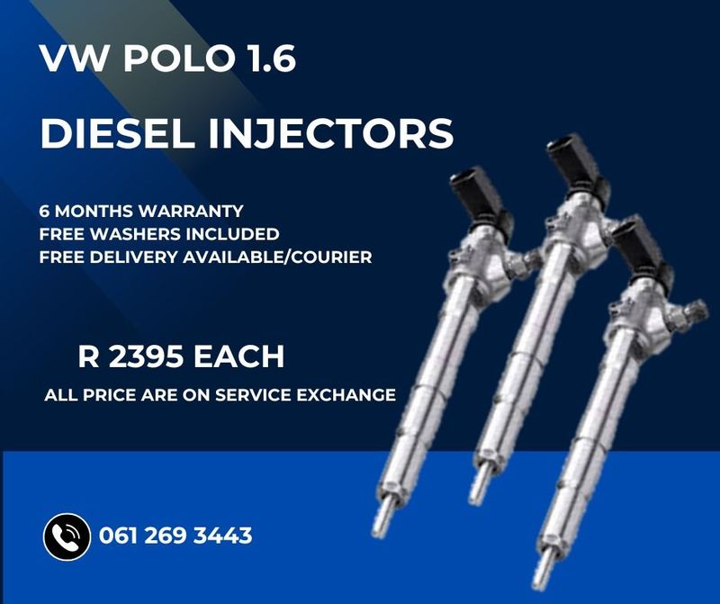 VW Polo 1.6 Diesel Injector