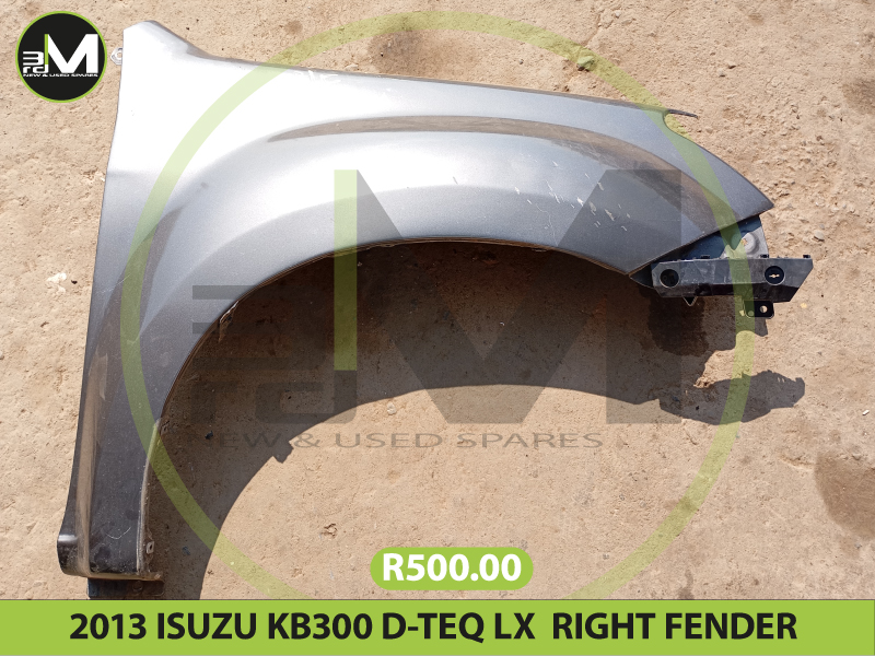 2013 ISUZU KB300 D TEQ LX  RIGHT FENDER   R500 MV0700