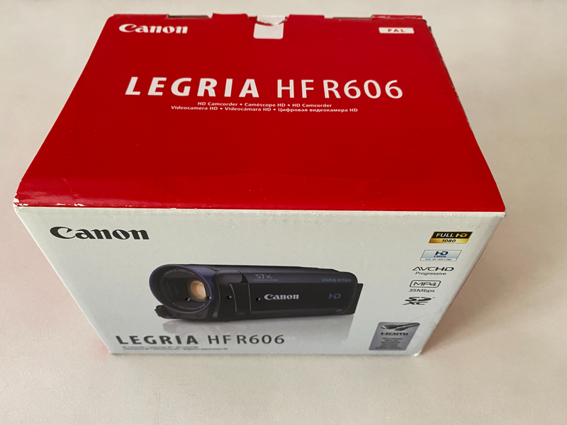 Canon Legria HFR606 Full HD Video Camera Black