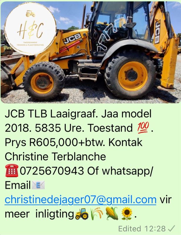 JCB TLB Laaigraaf.