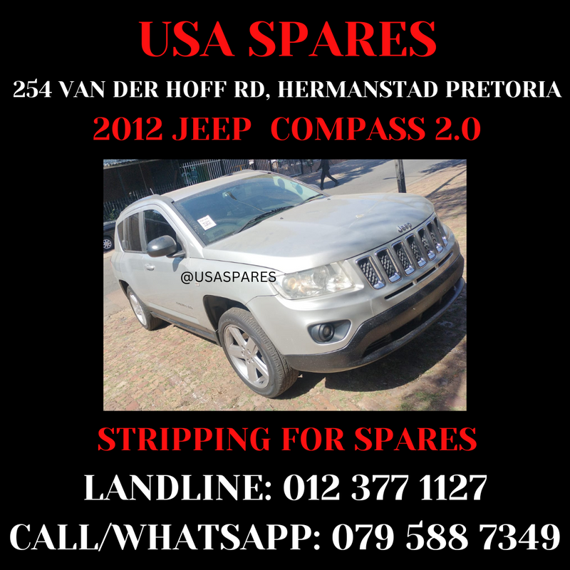 2012 JEEP COMPASS 2.0 STRIPPING FOR SPARES