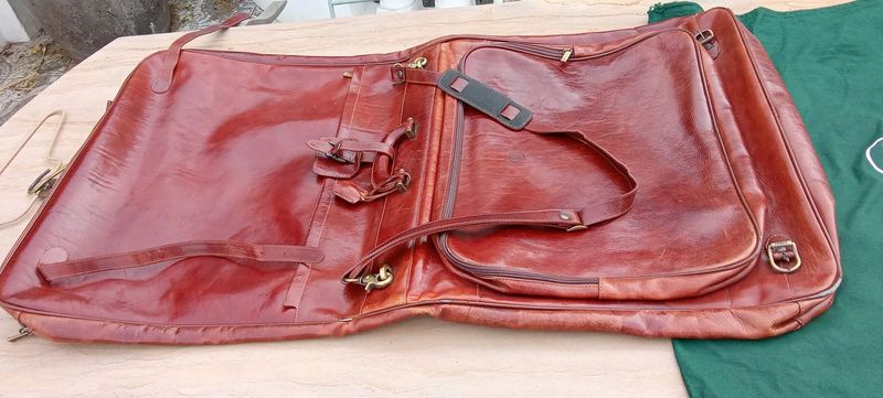 GUIDI Leather garment Bag