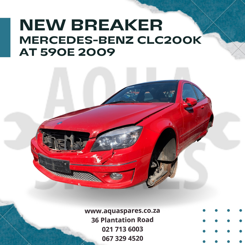 Breaking for spares: MERCEDES-BENZ CLC200K AT 590E 2009