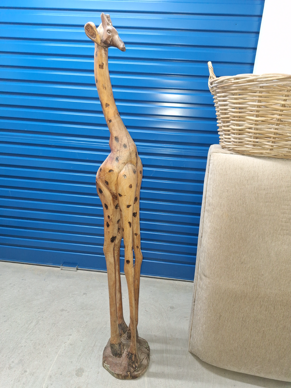 Wooden carved giraffe