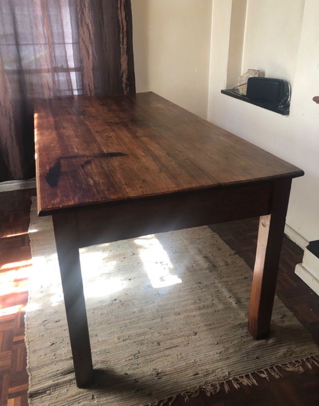Large Oak 8x Seater Wooden Table