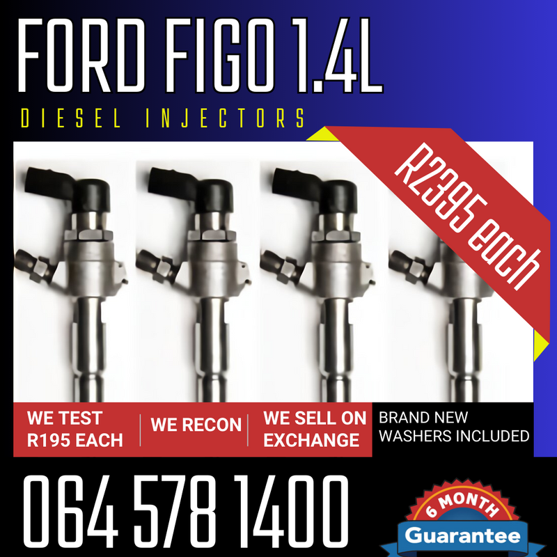 Ford Figo 1.4L diesel injectors for sale