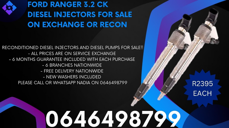 Ford Ranger 3.2 CK diesel injectors for sale