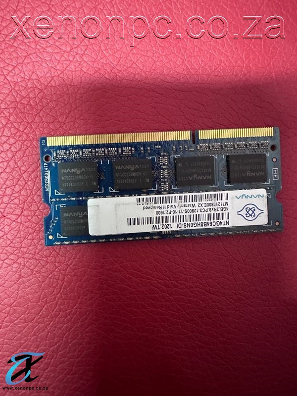 Nanya 4GB DDR3 Memory SO-DIMM 204pin PC3-12800S 1600MHz
