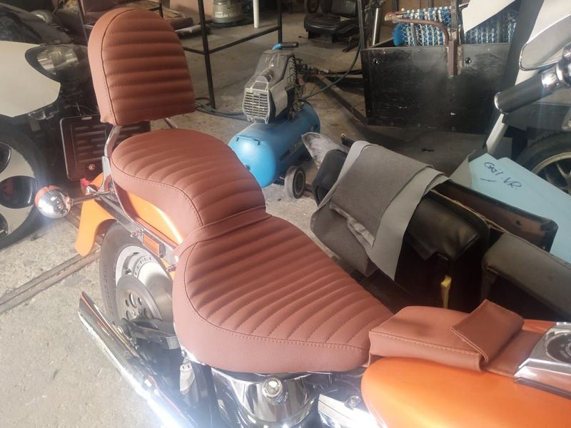 Harley Davidson seat restoration and recovering