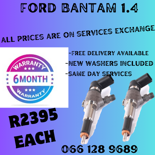 FORD BANTAM 1.4 DIESEL IN JECTORS FOR SALE ON EXCHANGE OR TO RECON YOUR OWN