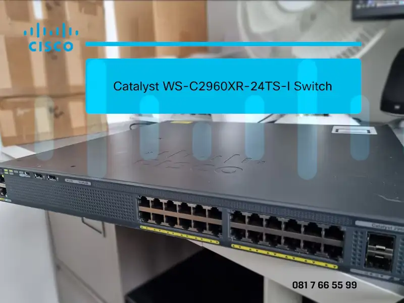 Cisco WS-C2960XR-24TS-I L2 Network Switch 24 Port GigE 4x 1G SFP Port