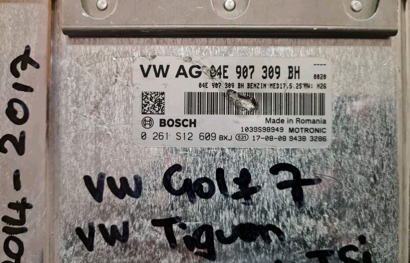 VW Golf 7 1.4 TSI 2014-2019 Bosch ECU part# 04E 907 309 BH
