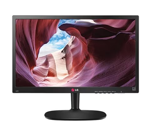 LG 19.5&#34; WIDE TFT LED Monitor, 1600x900, 5MS, 5 000 000:1 Contrast Ratio, Analogue. Blk