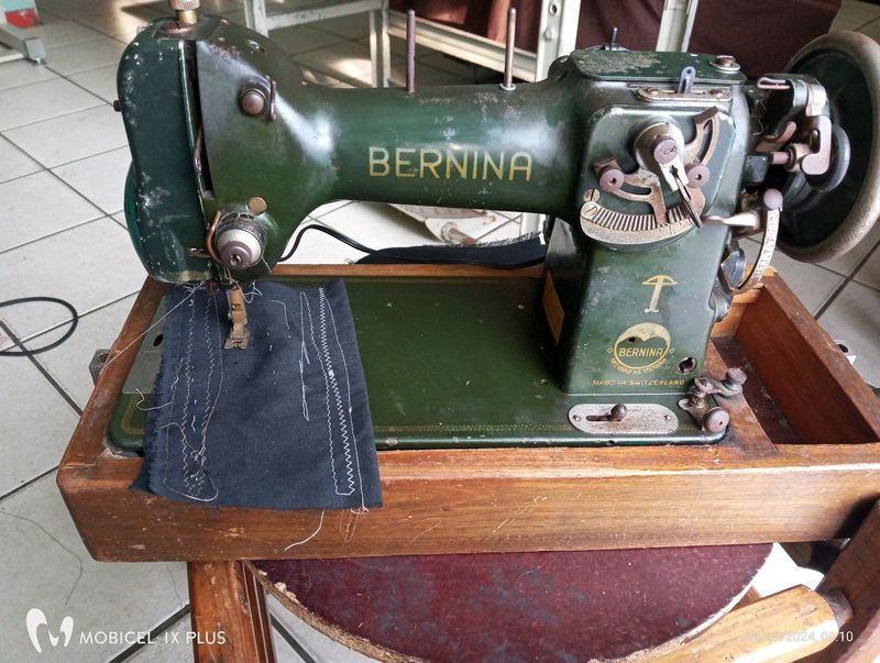 Bernina sewing machine for sale r1300 model 117 l this a very good old model bernina