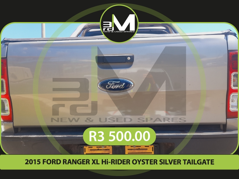 2015 FORD RANGER XL Hi-RIDER OYSTER SILVER TAILGATE
