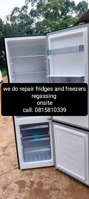 Fridge repairs and freezer regassing