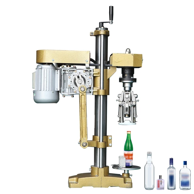 Alcohol bottle cap sealing machine