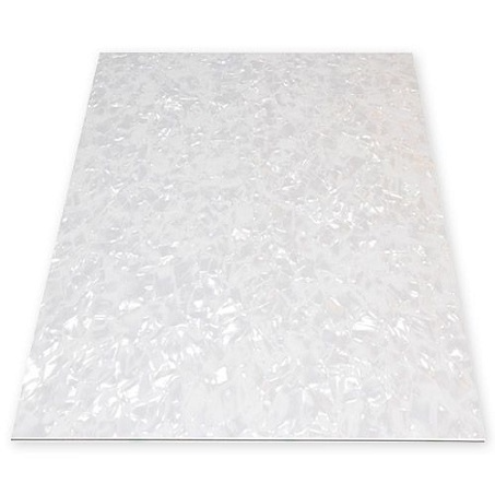 White Pearl Blank Pickguard Sheet (290mmx435mm)