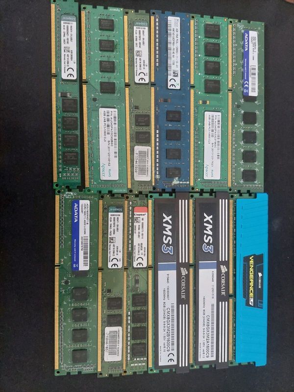 Untested Assorted PC DDR3 Ram