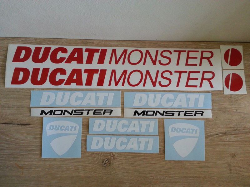 Ducati Monster decals stickers graphics sets