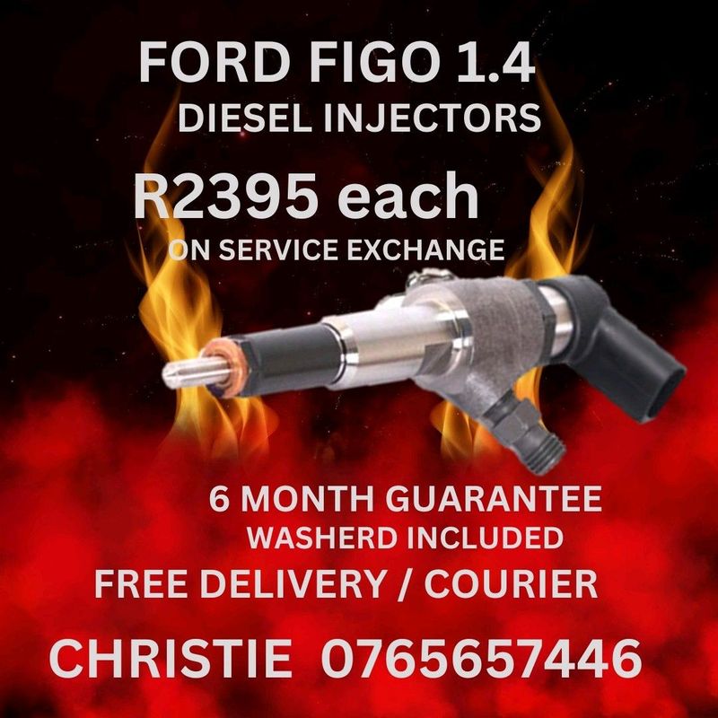 Ford Figo 1.4 Diesel Injectors for sale with 6month Guarantee
