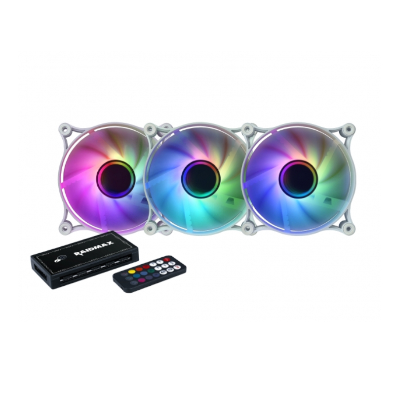 Raidmax Infinitas 120mm Addressable RGB Fan 3 Pack