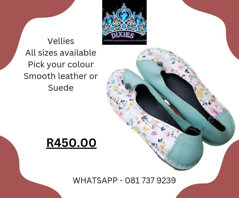 Vellies all sizes available