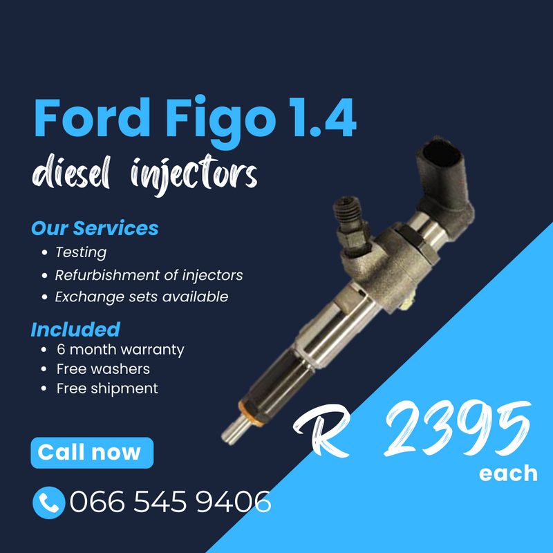 Ford Figo diesel injectors for sale or exchange