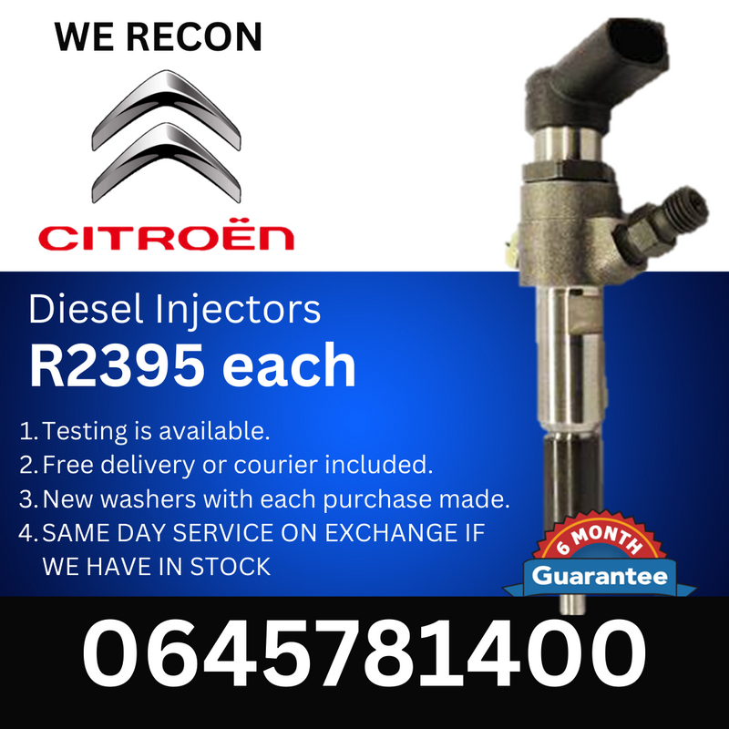 Citroen C2 / C3 diesel injectors for sale