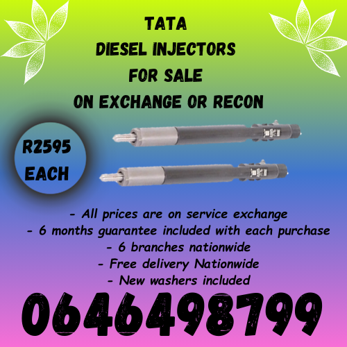 TATA 2.2 DIESEL INJECTORS FOR SALE ON EXCHANGE OR TO RECON