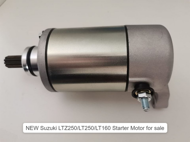 New Suzuki LTZ250/LT250/LT160 Starter Motor For Sale at The Motorcycle Graveyard West Coast