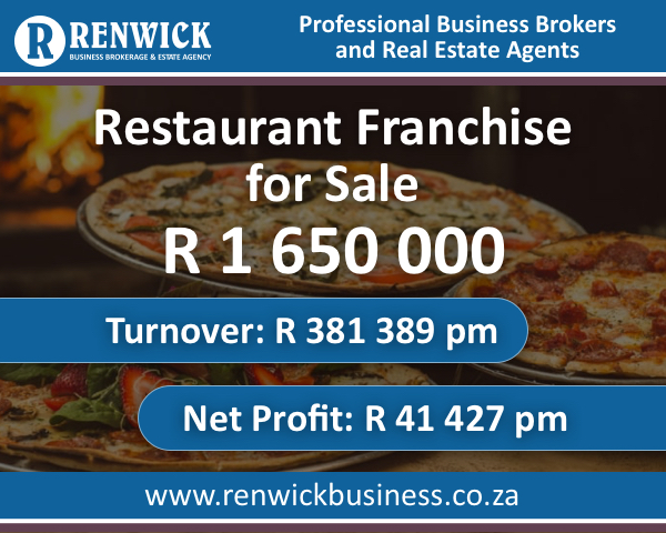 Business for Sale: Restaurant Franchise