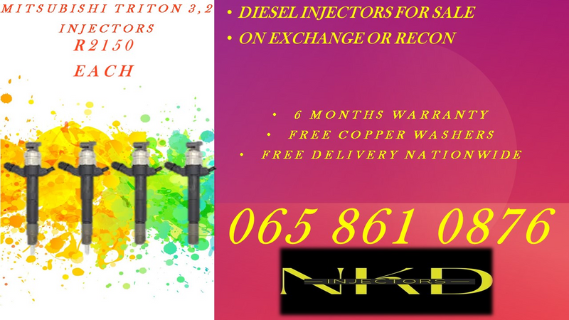 MITSUBISHI TRITON 3.2 DIESEL INJECTORS FOR SALE ON EXCHANGE