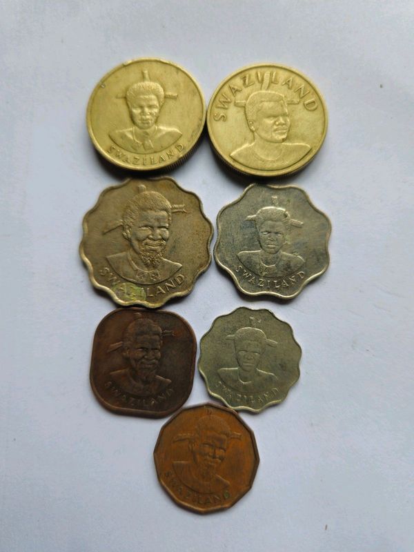Various Dates Valuable Swaziland Coins.