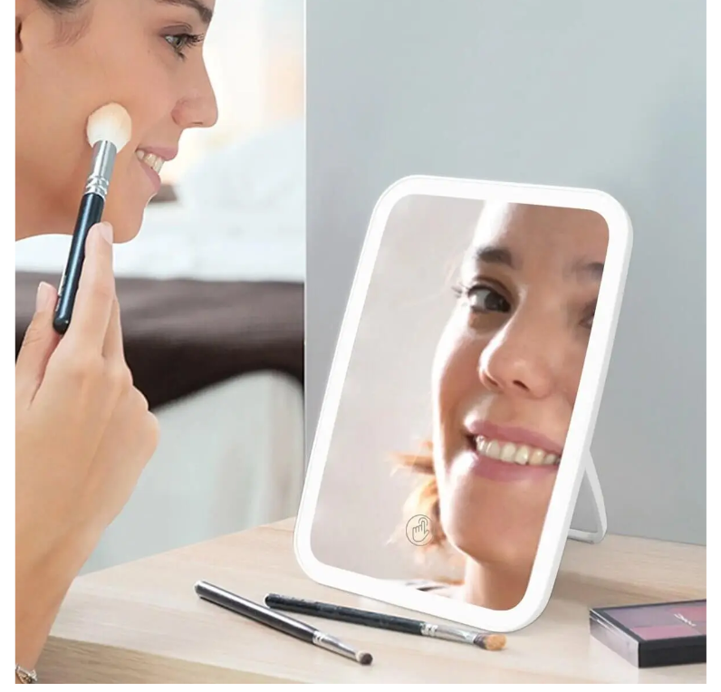3 Level Lighting Makeup Mirror With LED Light