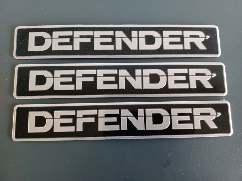 Land Rover Defender badges emblems decals stickers keyrings