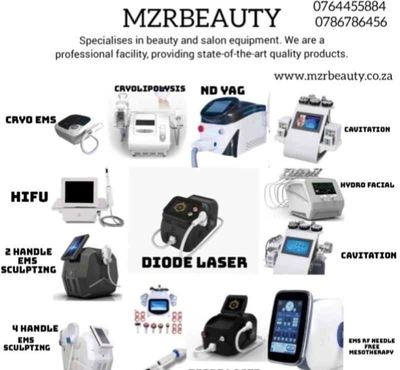 Laser hair removal / cavitation machine /nd yad / fat freezing / ems / microneedling / Vein removal