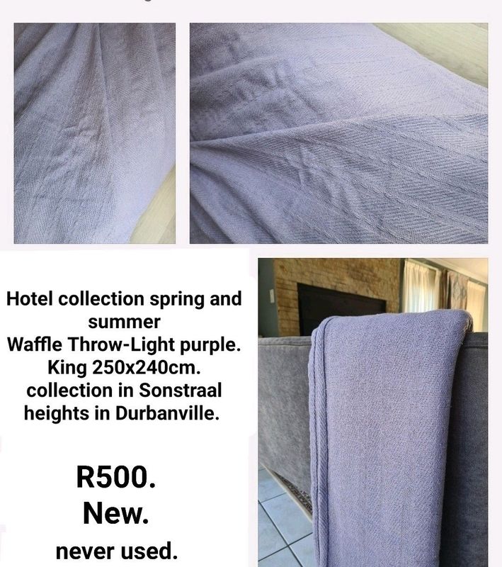 Waffle Throw Hotel collection