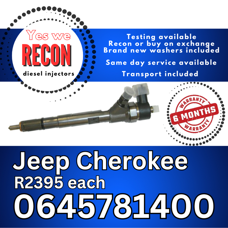 Jeep Cherokee diesel injectors for sale