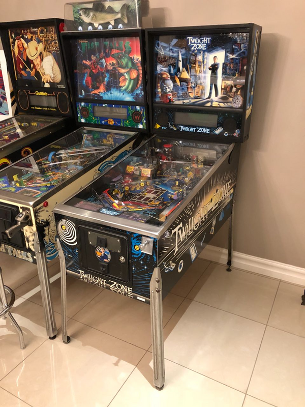 Twilight Zone Pinball Machine by Bally , a Pat Lawlor concept