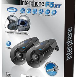 Interphone F5 XT Bluetooth Helmet Intercom Set (x2)