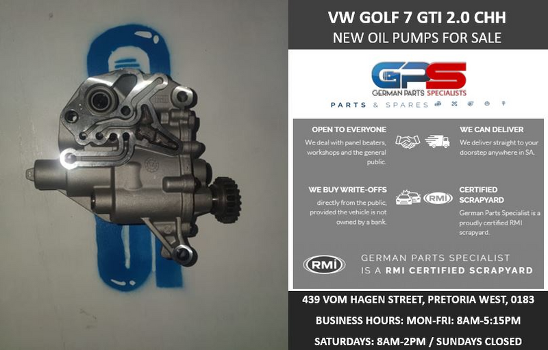 VW GOLF 7 GTI 2.0 CHH NEW OIL PUMPS FOR SALE