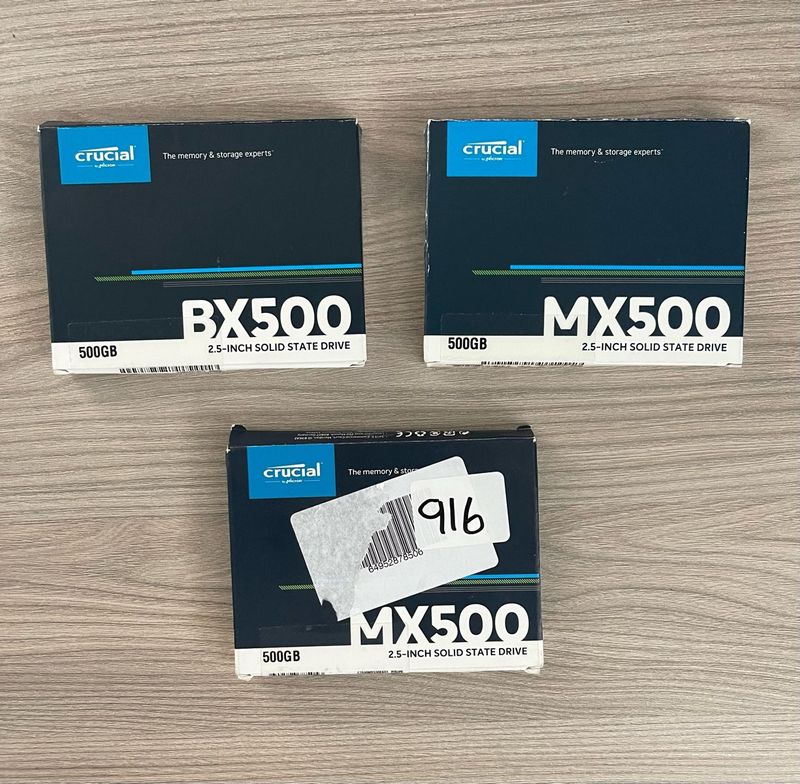 Brand New in Box Crucial MX500 2.5-inch 500GB Serial ATA III Internal SSD