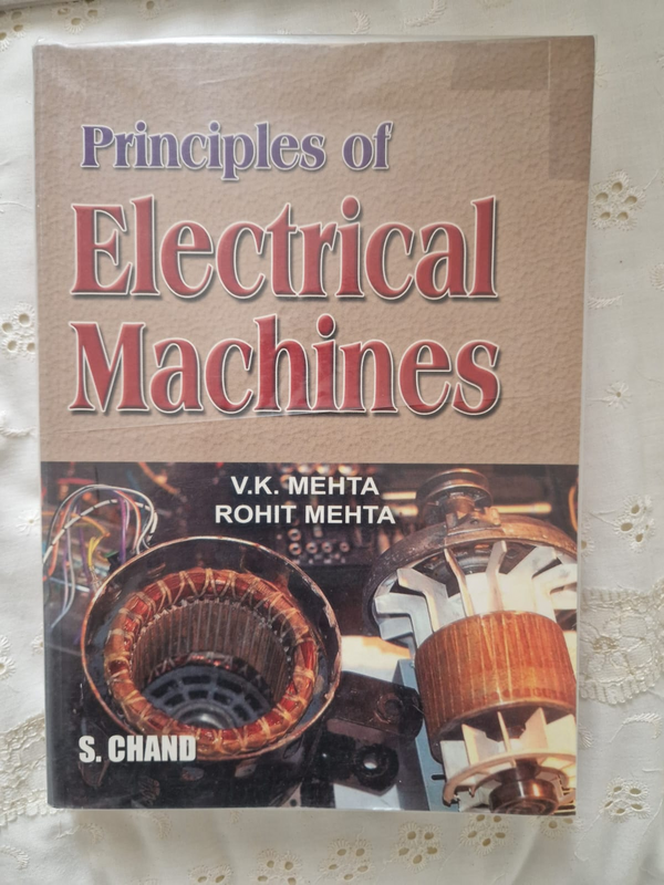 Textbook - Principles of Electrical Machines - V.K Mehta, Rohit Mehta