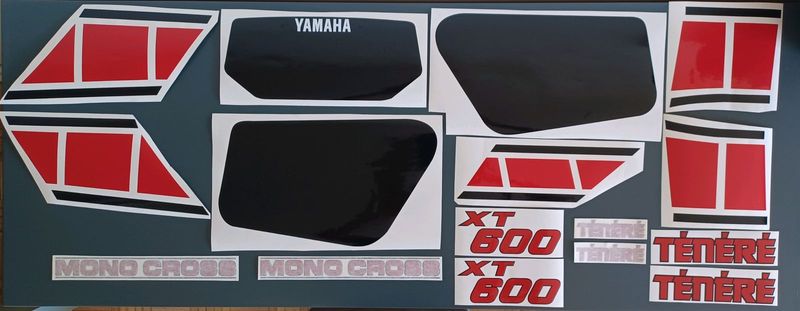 XT600 Yamaha Tenere - 34L decals stickers graphics kit