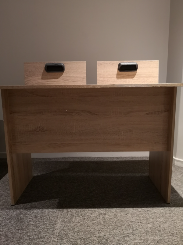 120cm Two-Drawer Desk for Sale