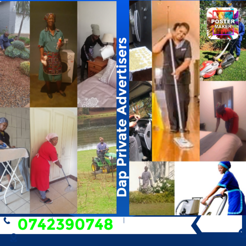 ARE YOU LOOKING FOR A DRIVER, GARDENER, HOUSEKEEPER, NANNY OR CHEFS?